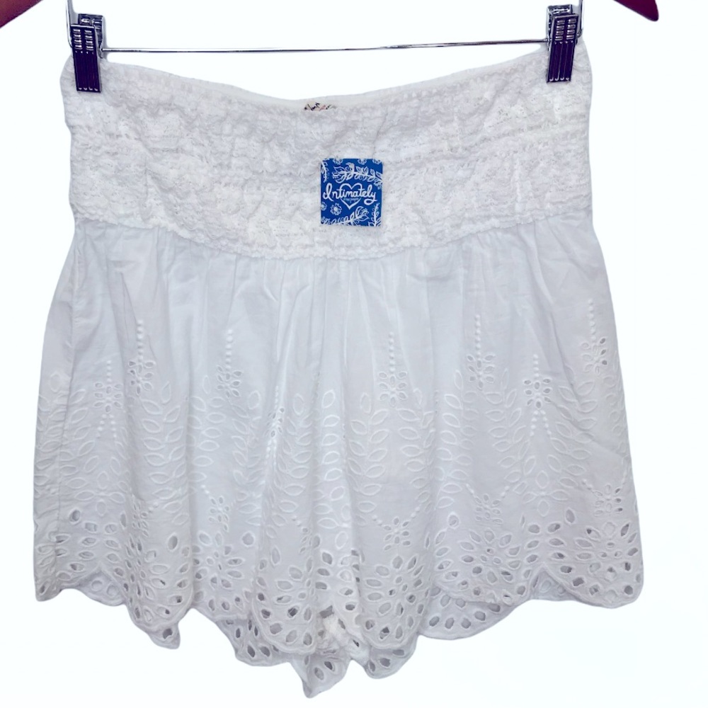 Free People 100% Cotton Embroidered Women’s Shorts - S